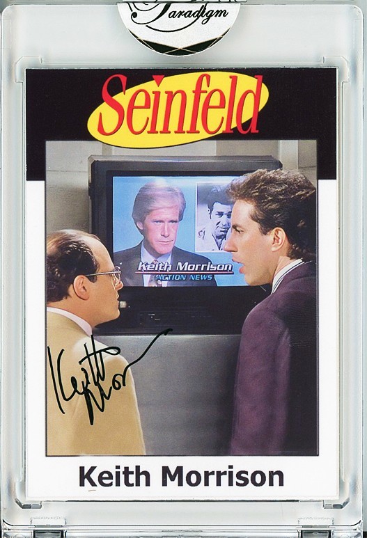 -SEINFELD- KEITH MORRISON Signed/Autograph/Auto Certified TV Trading Card