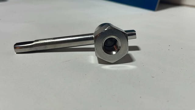 Wilton Style Bench Vise Lock Down Handle Nut Swivel Handle 7/16-14 Stainless