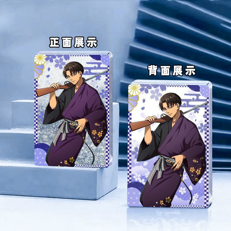 Attack on Titan Acrylic Brick Quicksand Mahjong Cosplay Standing Plate Decor