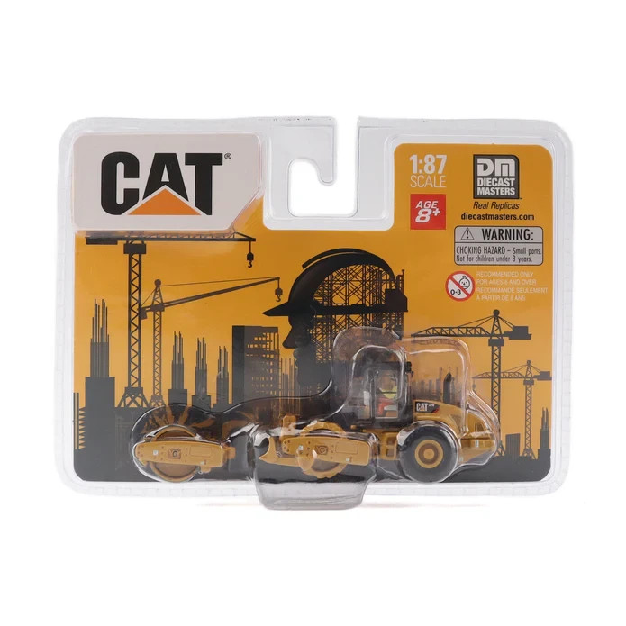 CAT CS56 Roller w/ Attachment 1:87 Scale Model - Diecast Masters 84662CS