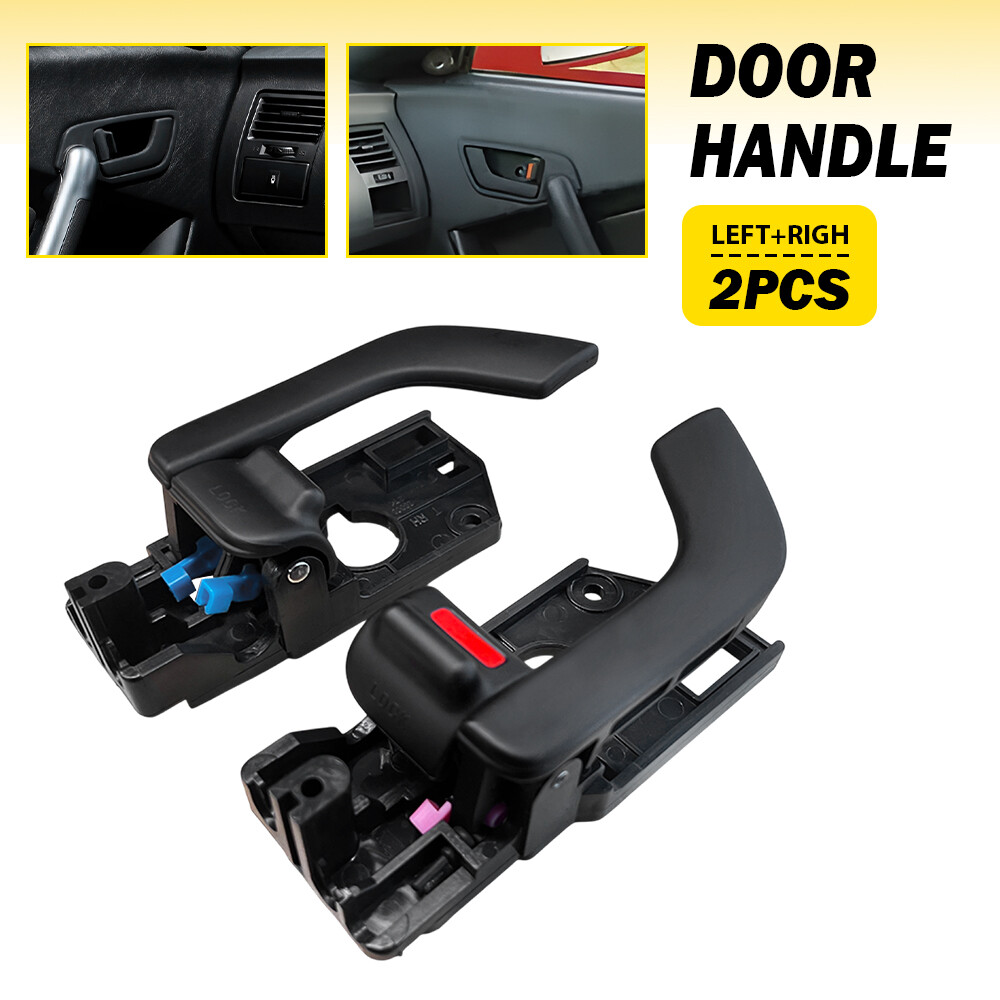 Pair Inside Door Handle Driver & Passenger Side For Hyundai Tiburon 2003-2008 PU