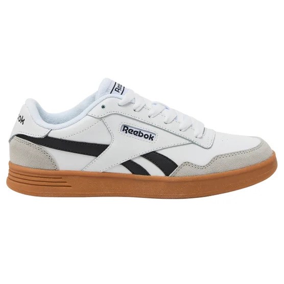 Reebok Womens White Low-Top Sneakers Classic Lightweight Lace-Up Shoes Sizes