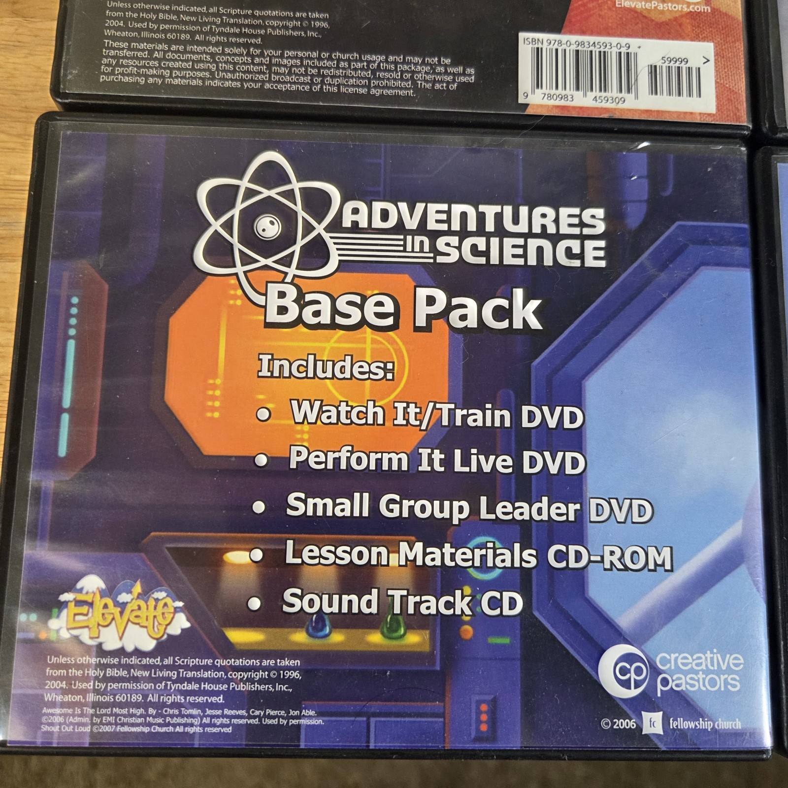 Lot of 7 ELEVATE Creative Pastors Base Packs DVD/CD Church Ministry