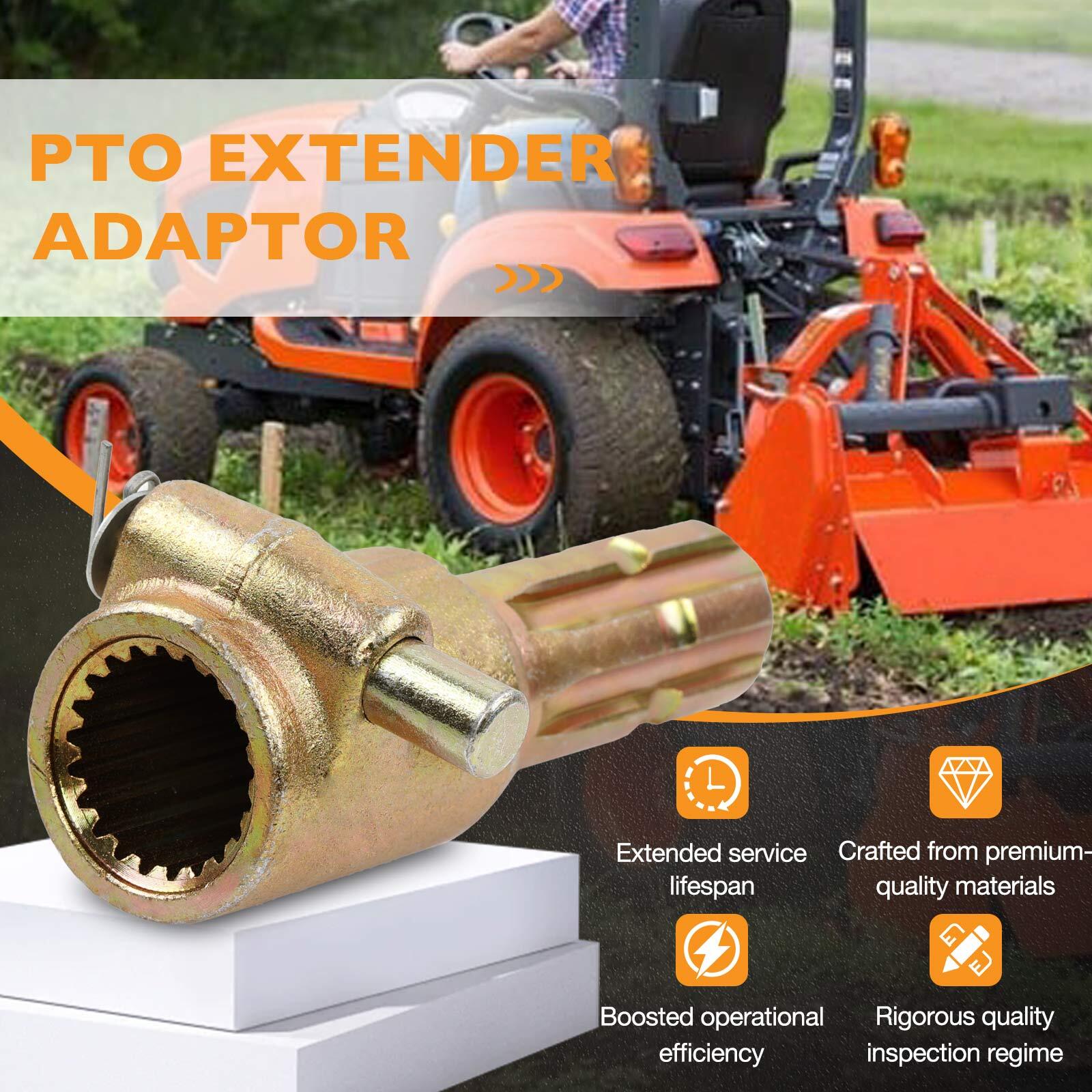 PTO Extender Adaptor Female 21 & 1-3/8" Male 6 & 1-3/8" Spline For 70HP Engine