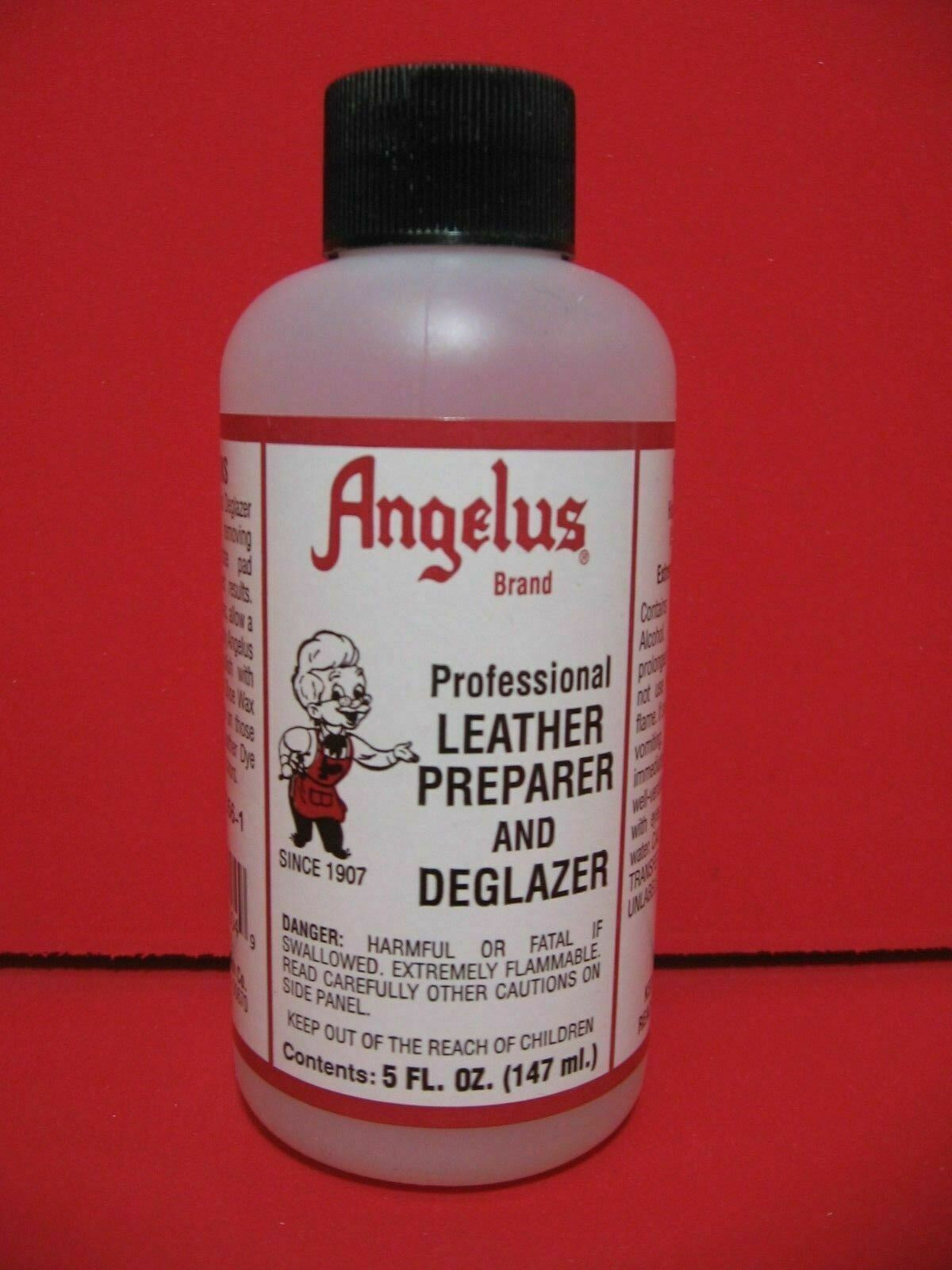 Angelus Leather Dye Professional Preparer & Deglazer - 5 FL. OZ.- NEW