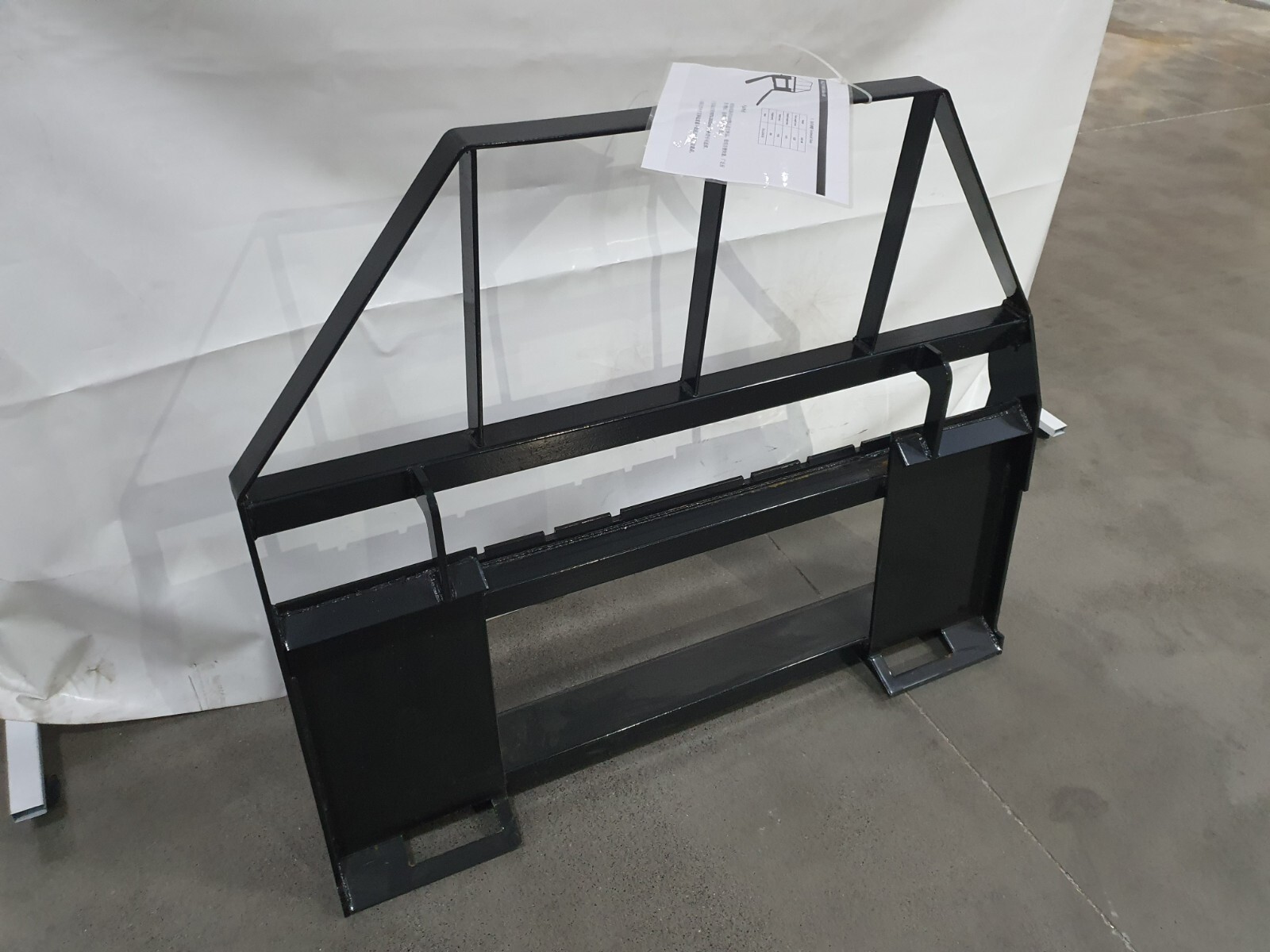 AGT 48in Pallet Fork Frame Skid Steer Attachment Quick Attach Mount Heavy Duty