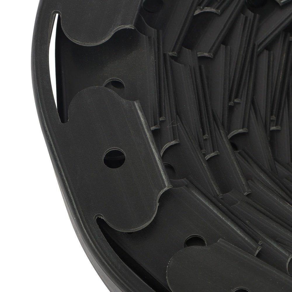 Landscape L-shaped Lawn Garden Edging Kit 60FT Flexible Border Paver & 24 Stakes