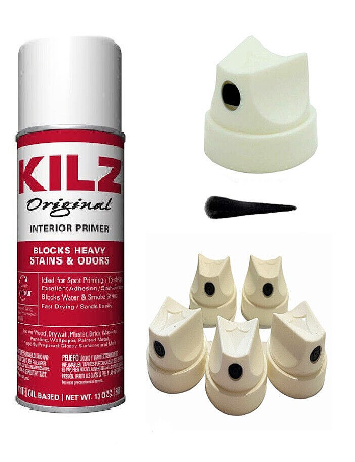 5 Spray Nozzles for KILZ Primer Spray Paint - NO CAN KILZ Primer