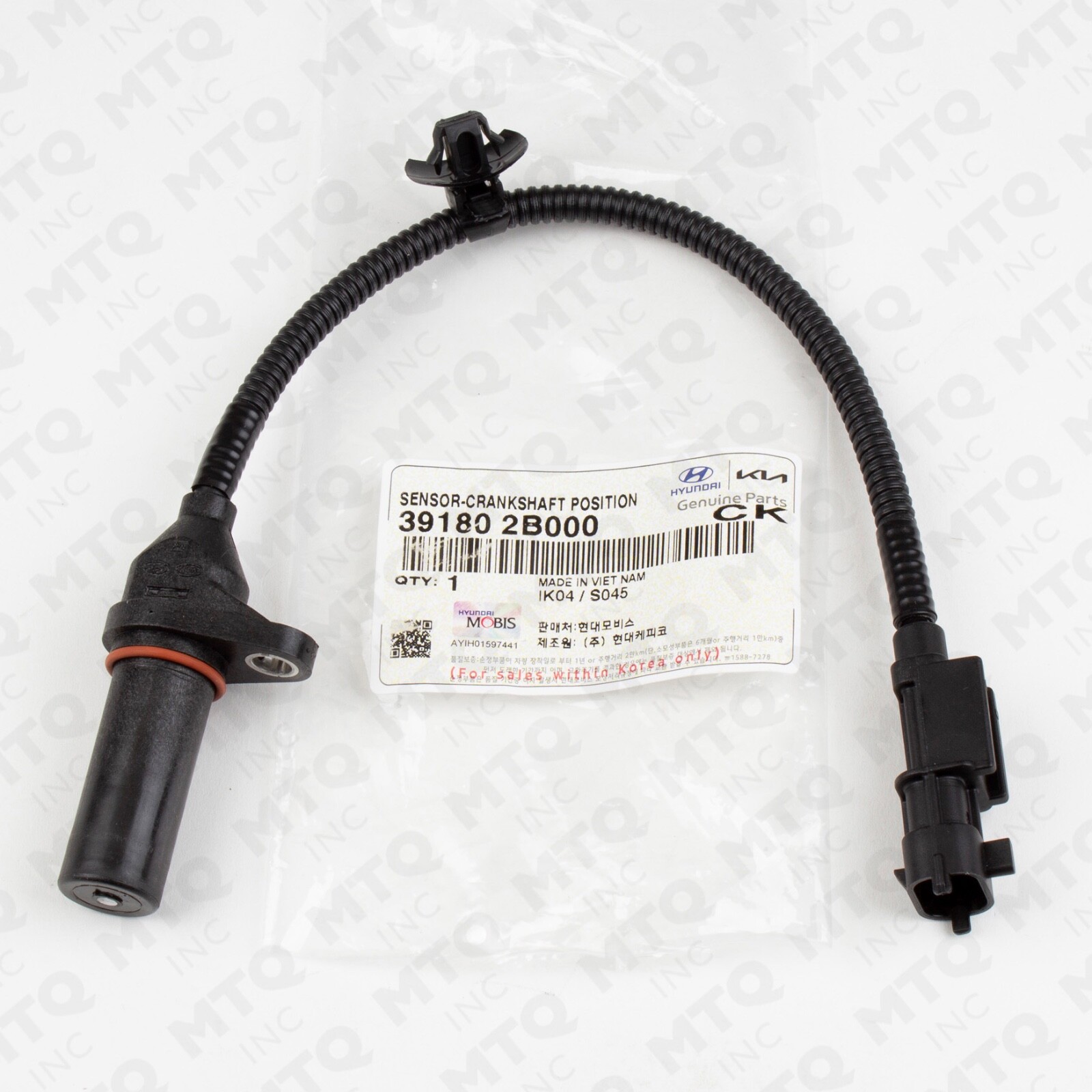 New Hyundai Kia Crankshaft Position Sensor 39180-2B000