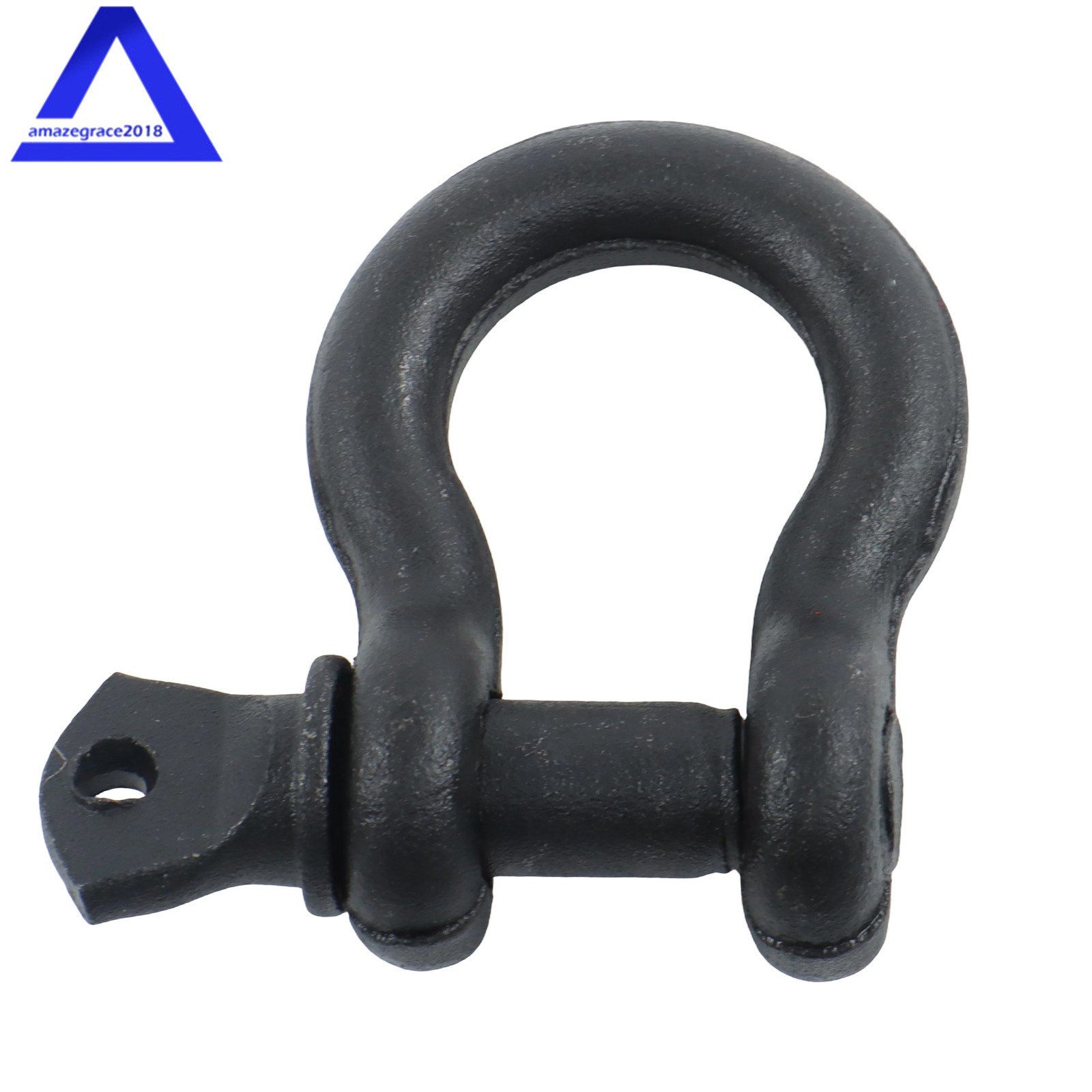4 Pcs 1/2'' D Ring Anchor Shackles Galvanized Screw Pin Clevis Shackle WLL 2T