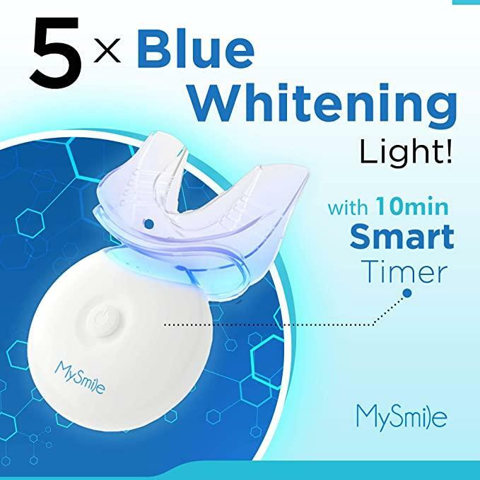 MySmile Teeth Whitening Kit with LED Light Teeth Whitener Carbamide Peroxide Gel