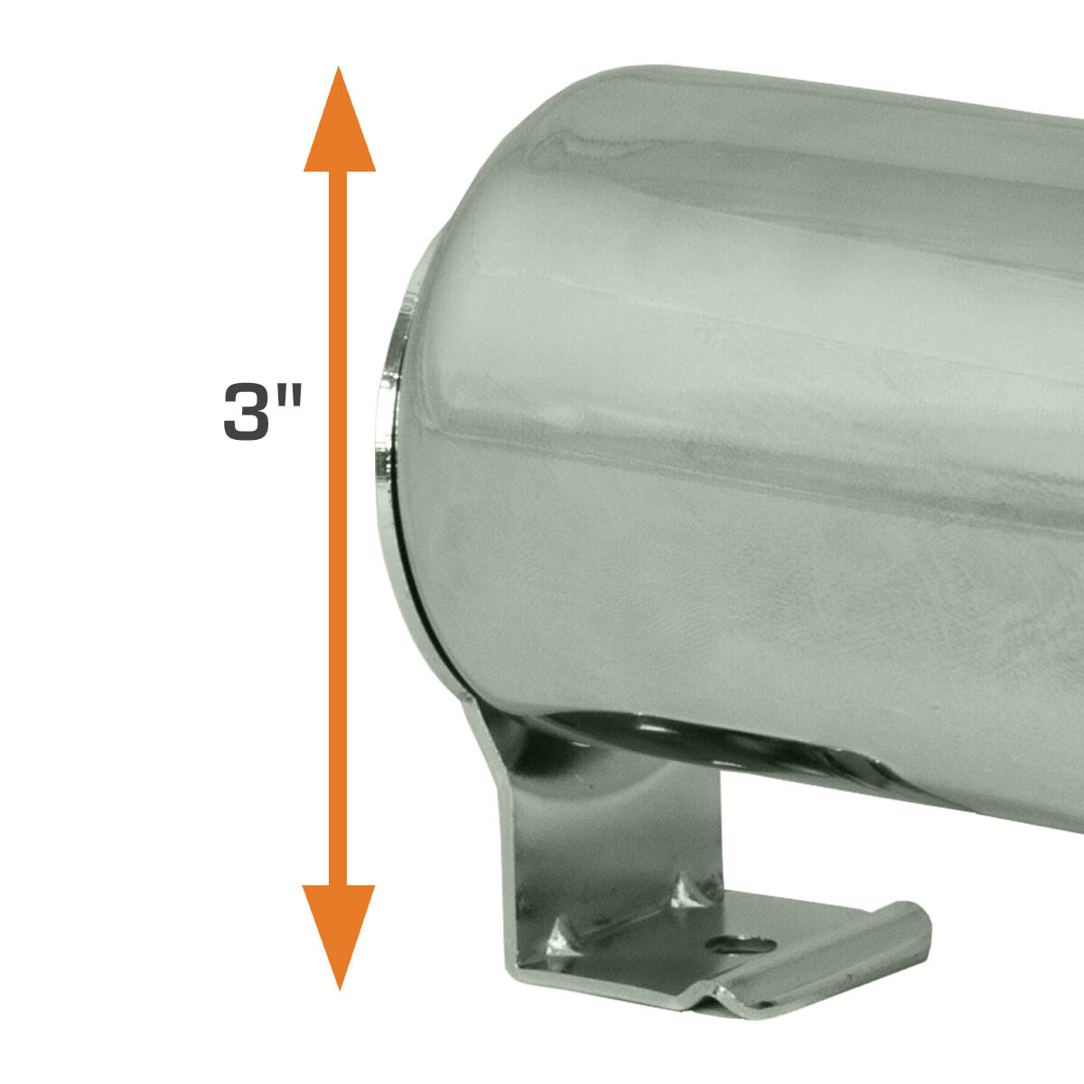 52mm Universal Single Chrome Gauge Pod