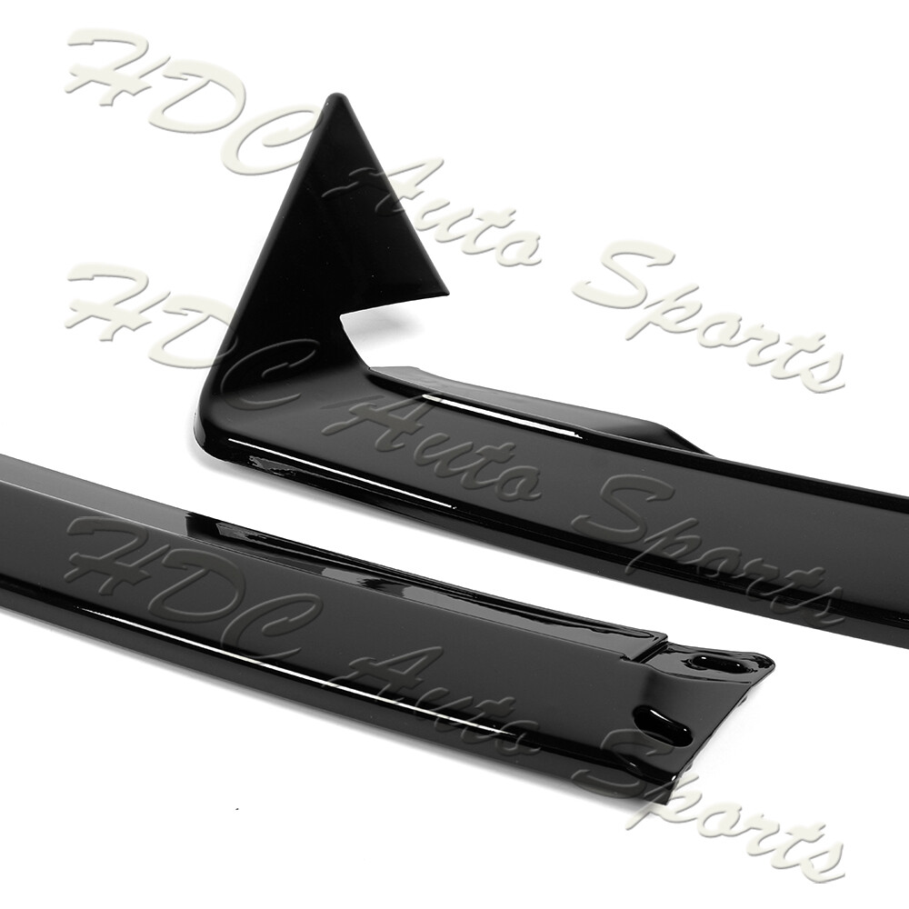 For 2024-2025 Hyundai Elantra N-Line Painted Black Front Bumper Lip Spoiler