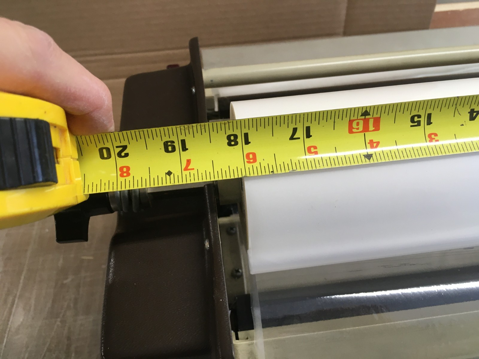 **LEDCO PREMERE 1 18-INCH COMMERICAL LAMINATOR & 2 ROLLS HD SHOP SCHOOL