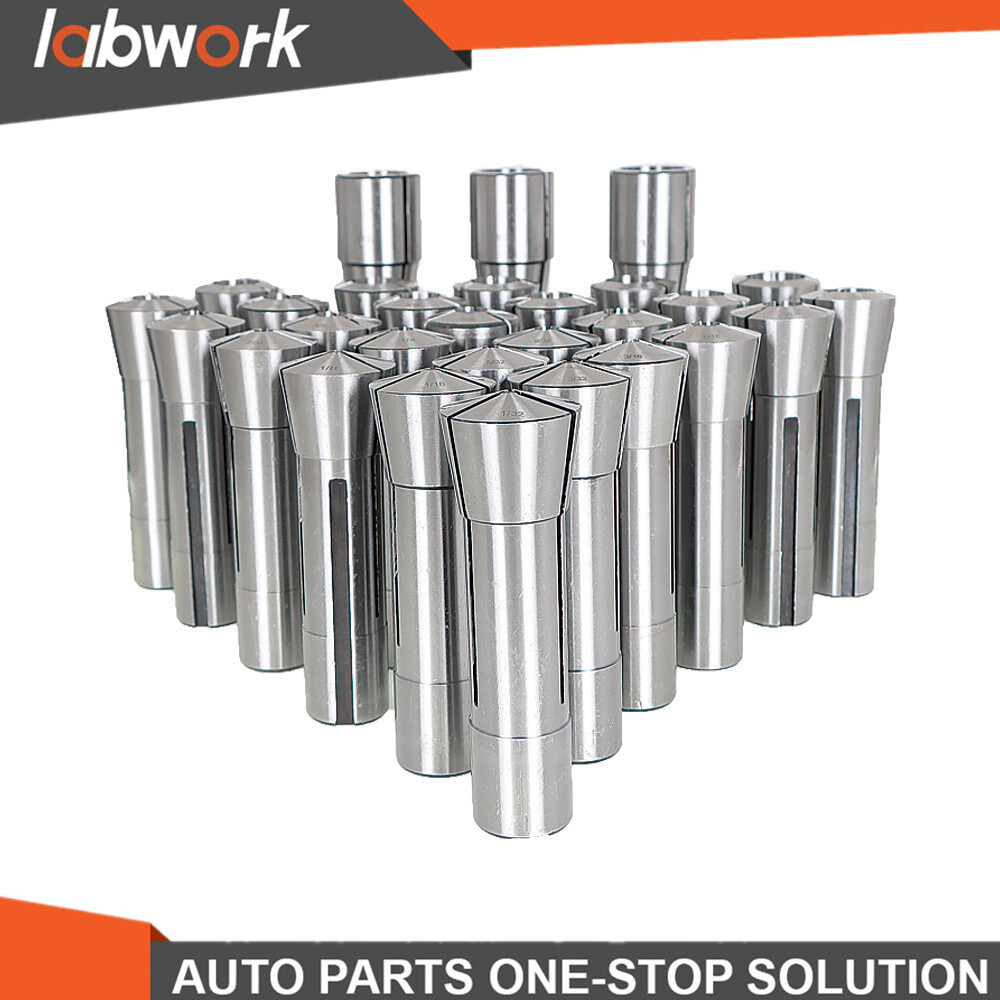 Labwork 29 R8 Collet Set Fractional 1/32" To 1" High Precision for Bridgeport