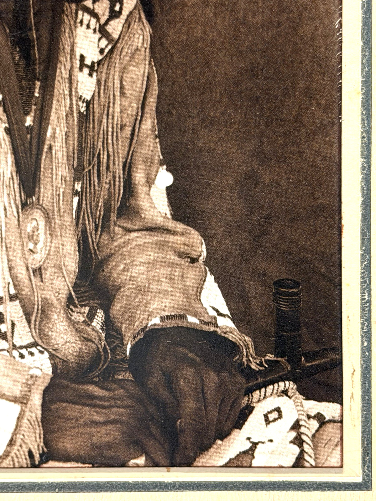 Vintage Native American Indian Portrait of Jack Red Cloud Chief of Oglala Sioux