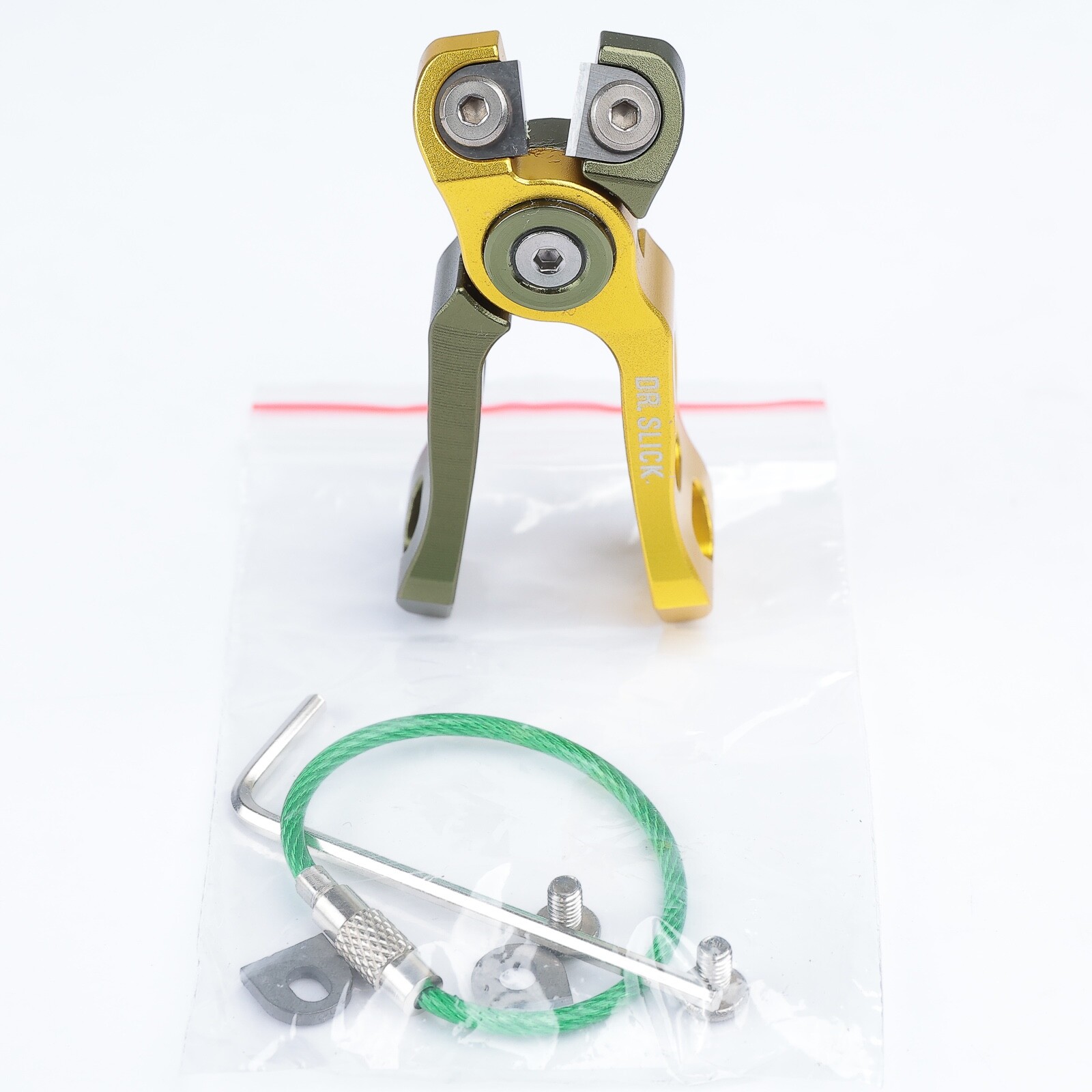 Dr Slick Cyclone Nipper - Offset Cut - Green/Gold - FREE SHIPPING