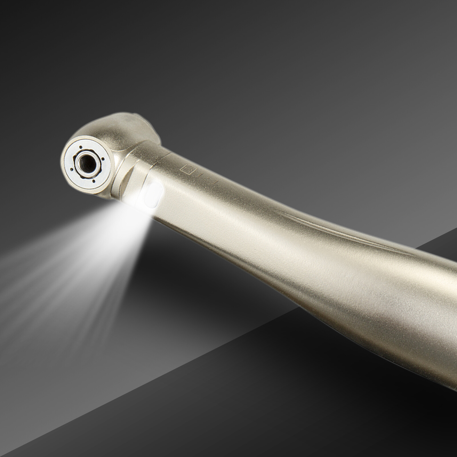 US Dental 1:1 LED Fiber Optic Internal Water Spray Contra Angle Handpiece SANDEN