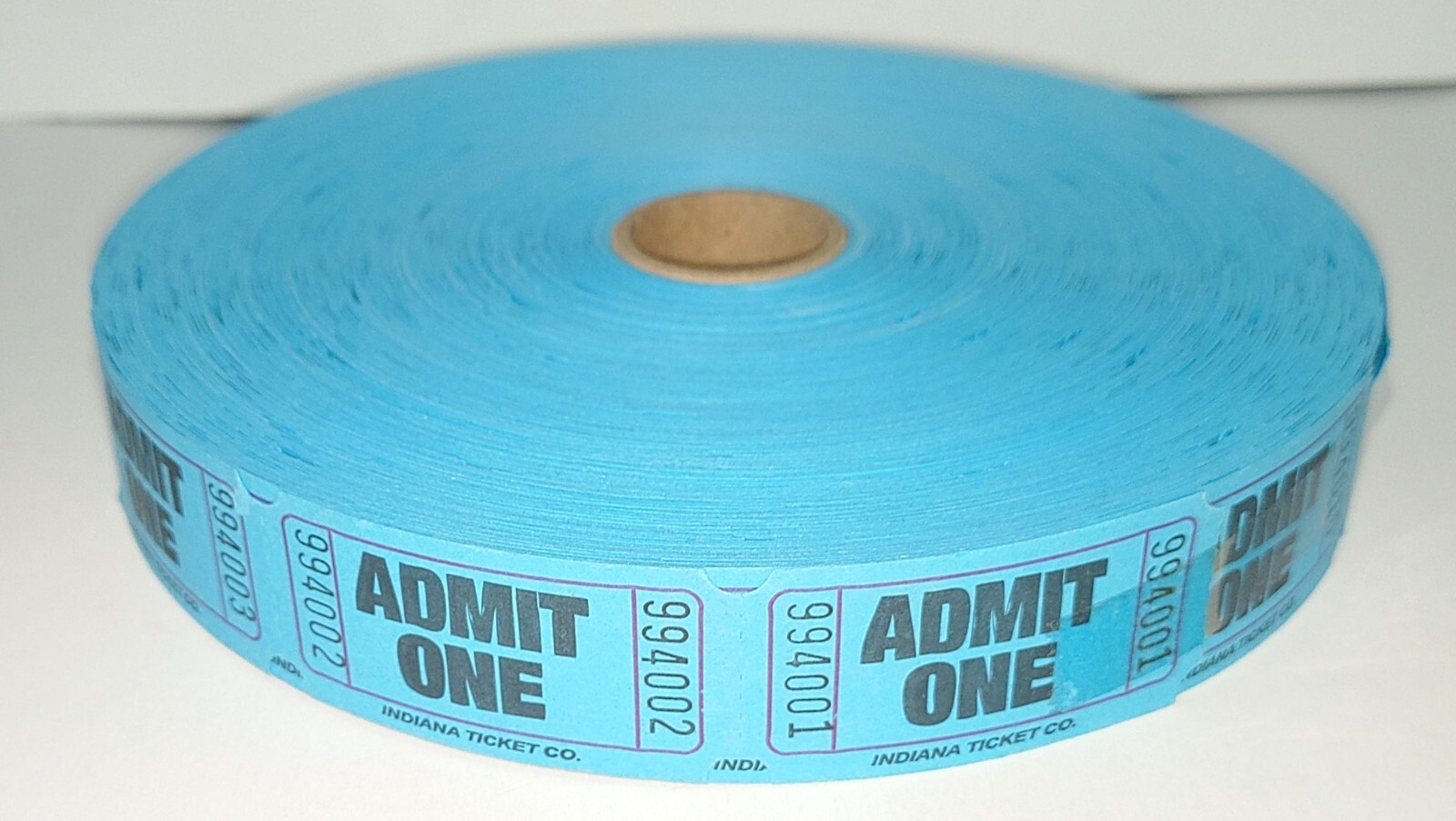 2 Rolls 4,000 Admit One Tickets Carnival Fun Fair Festival Raffle Blue