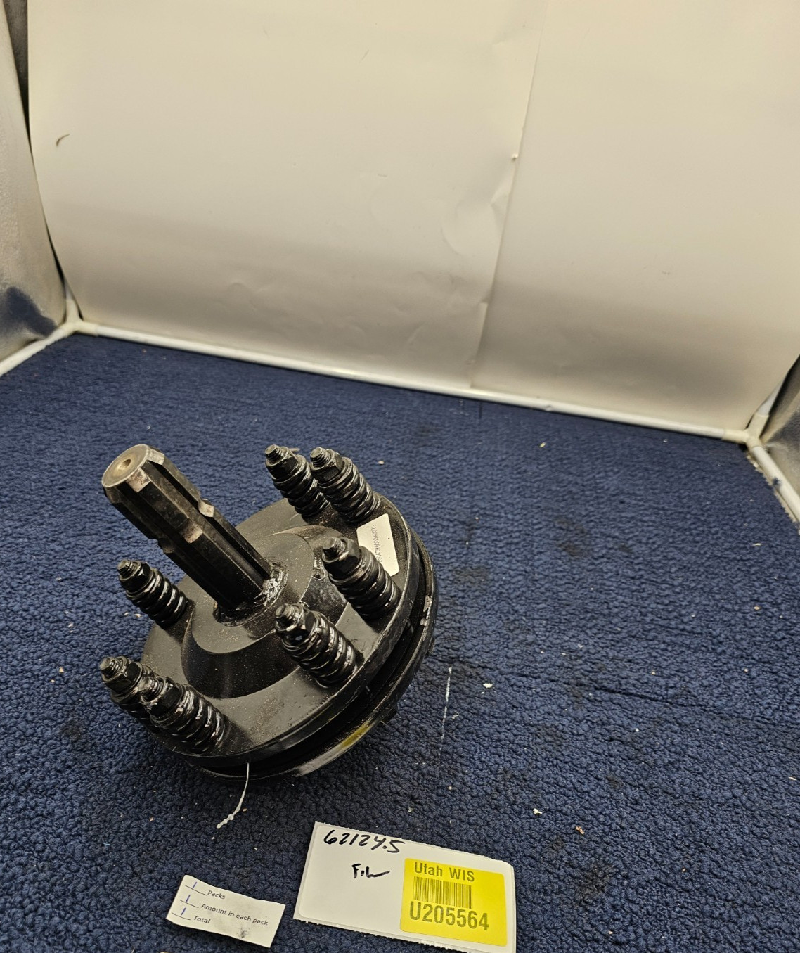 Slip Clutch PTO Slip Clutch, 6 Spline Ends Adjustable Rotary Cutter, Steel Black