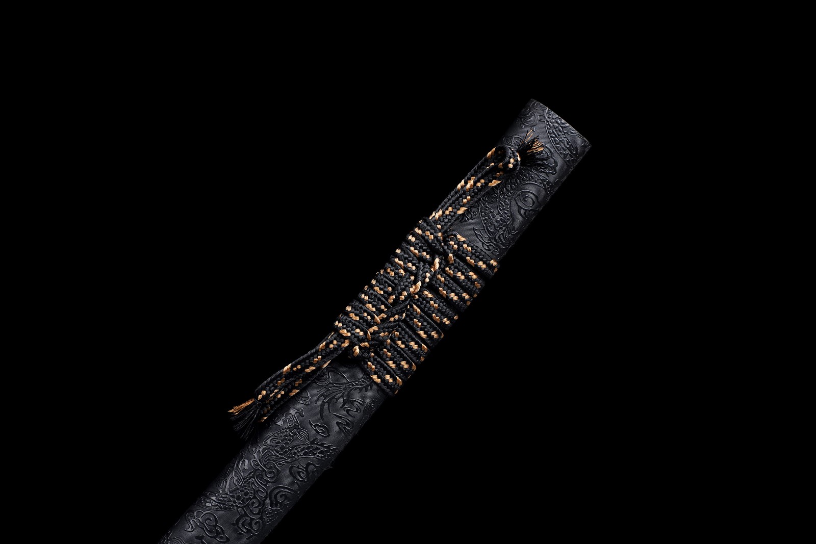 Handmade Full Tang Japanese Samurai Katana Sword Damascus Folded Steel Sharp