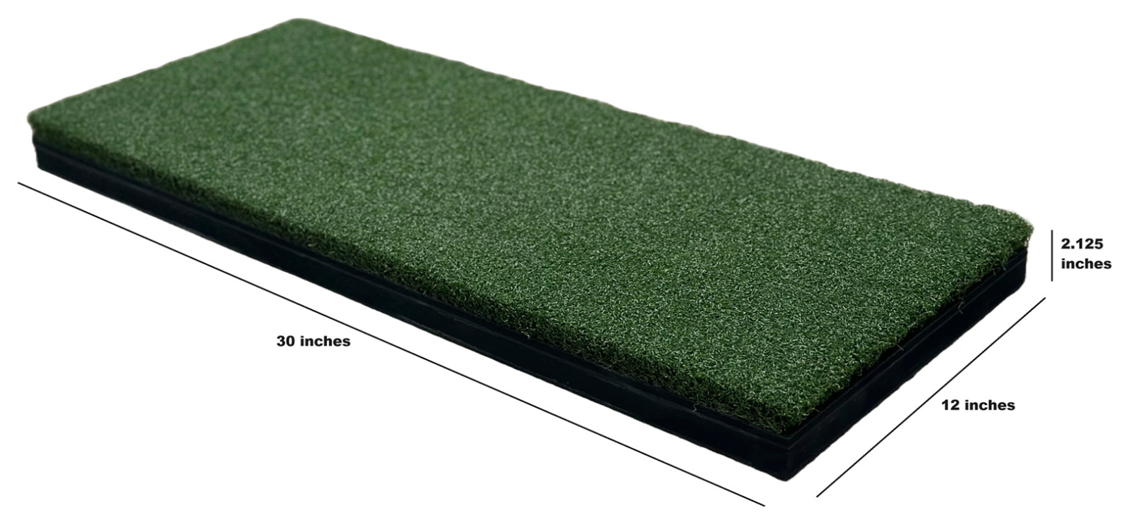 Beaver Tail Golf Simulator Mat w/ the Most Realistic Hitting Strip (4ft x 5.5ft)