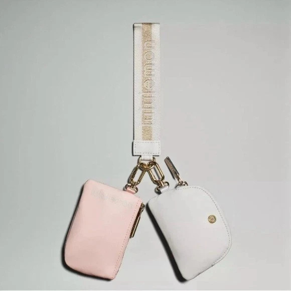 Lululemon Athletica Dual Pouch Wristlet Pink