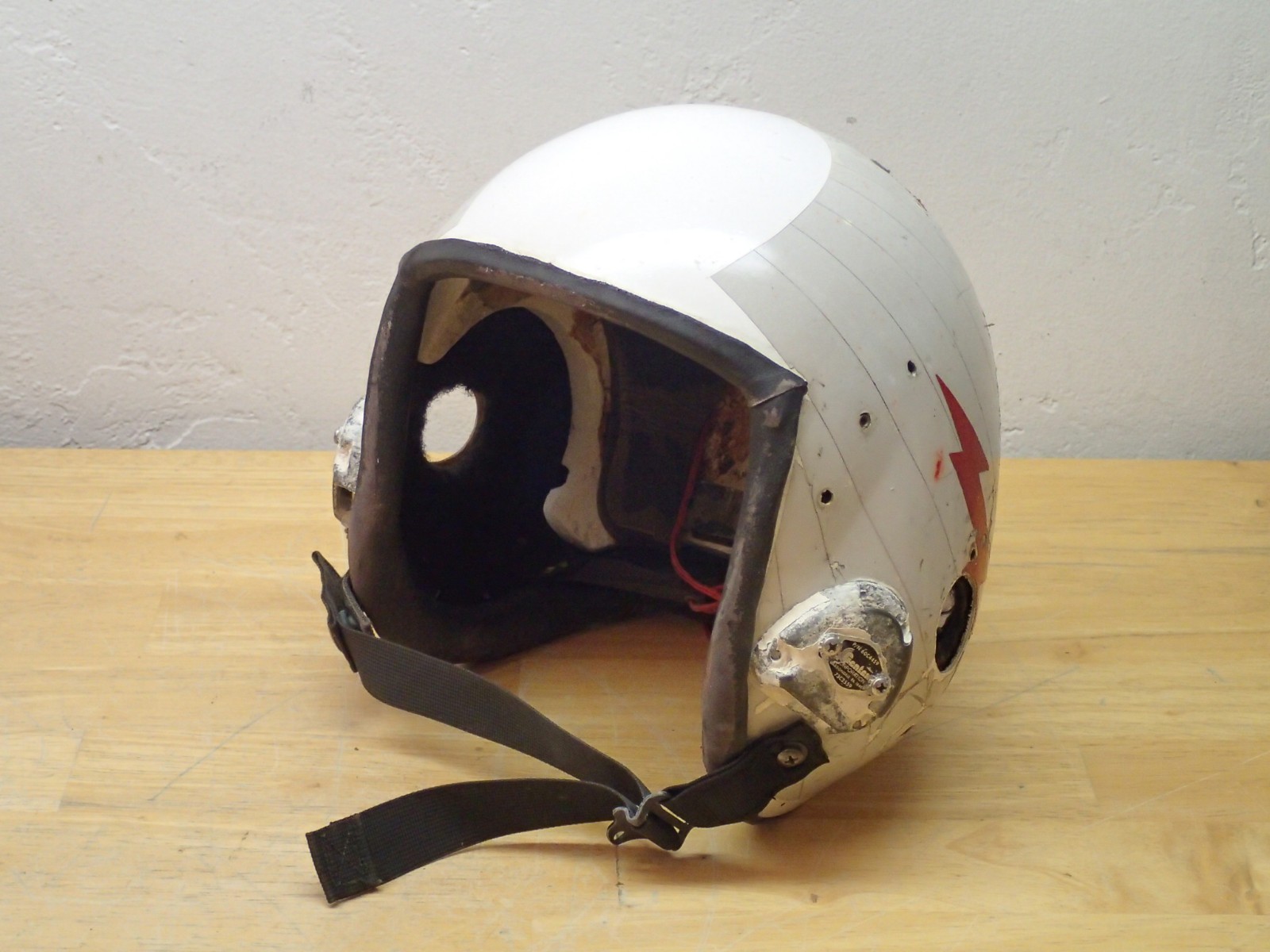 Gentex Vintage PRK-37/P Aircraft Flight Crew Helmet Incomplete Rough Estate Item