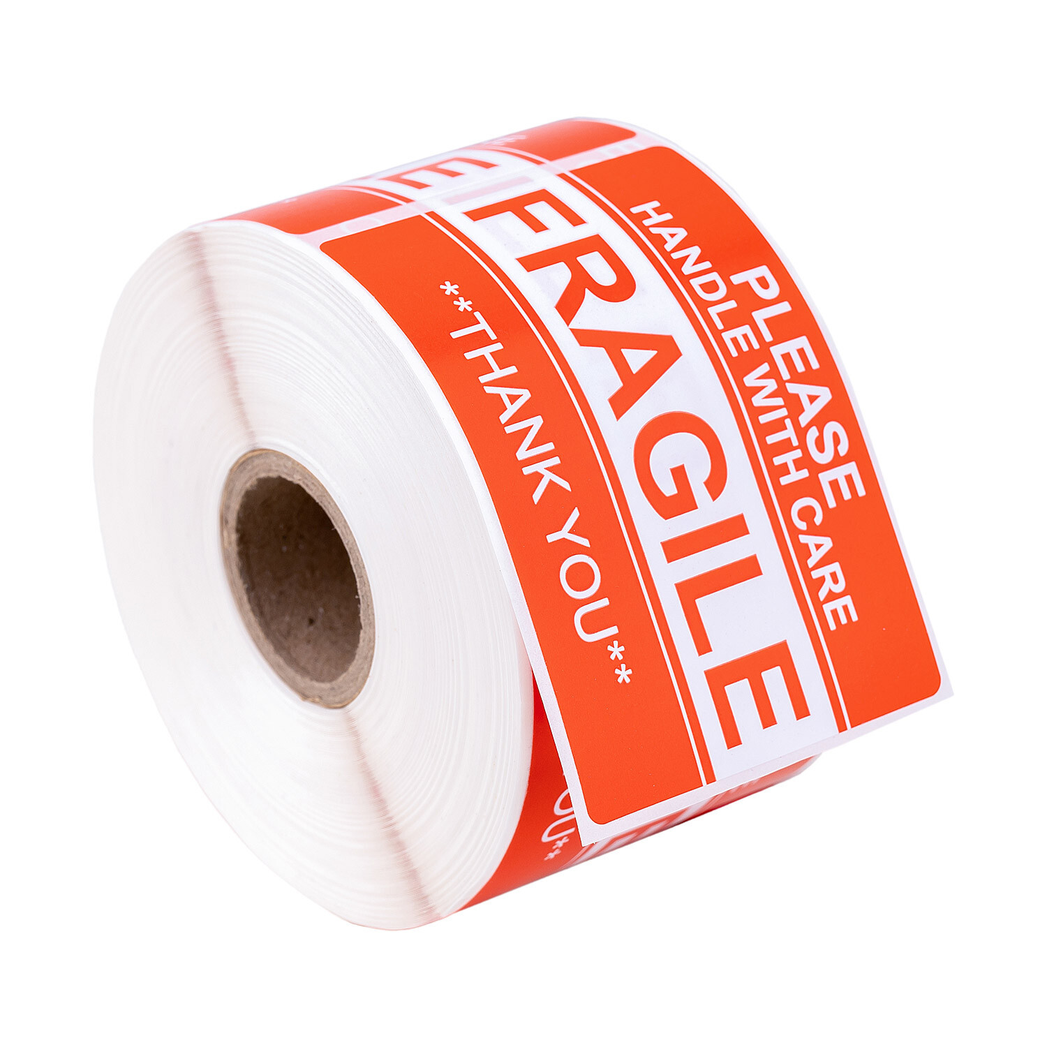 3 Rolls ; 500 Labels Per Roll  2x3 Pre-Printed FRAGILE HANDLE WITH CARE Labels