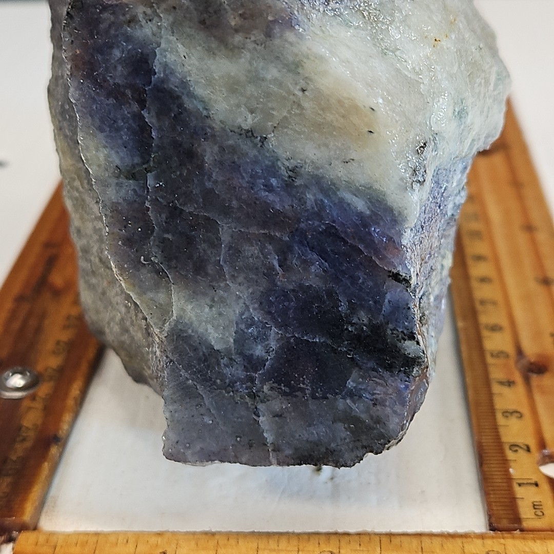 Iolite Rough, India, blue to purple color. 3LB 3.7OZ.