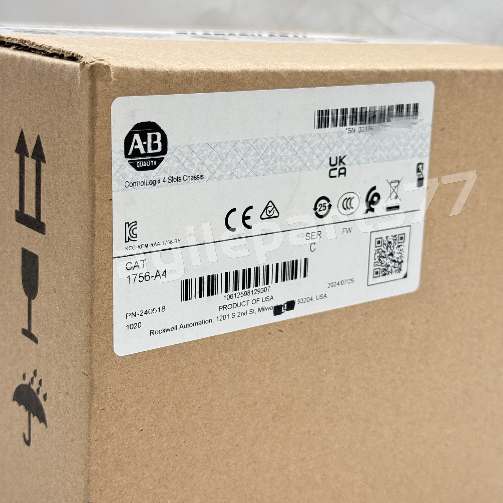 Allen Bradley 1756-A4 AB ControlLogix 4 Slots Chassis New Sealed US Fast Ship