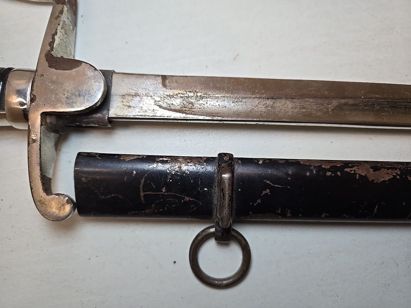 WWI German Prussian Infantry Officers Sword with Scabbard