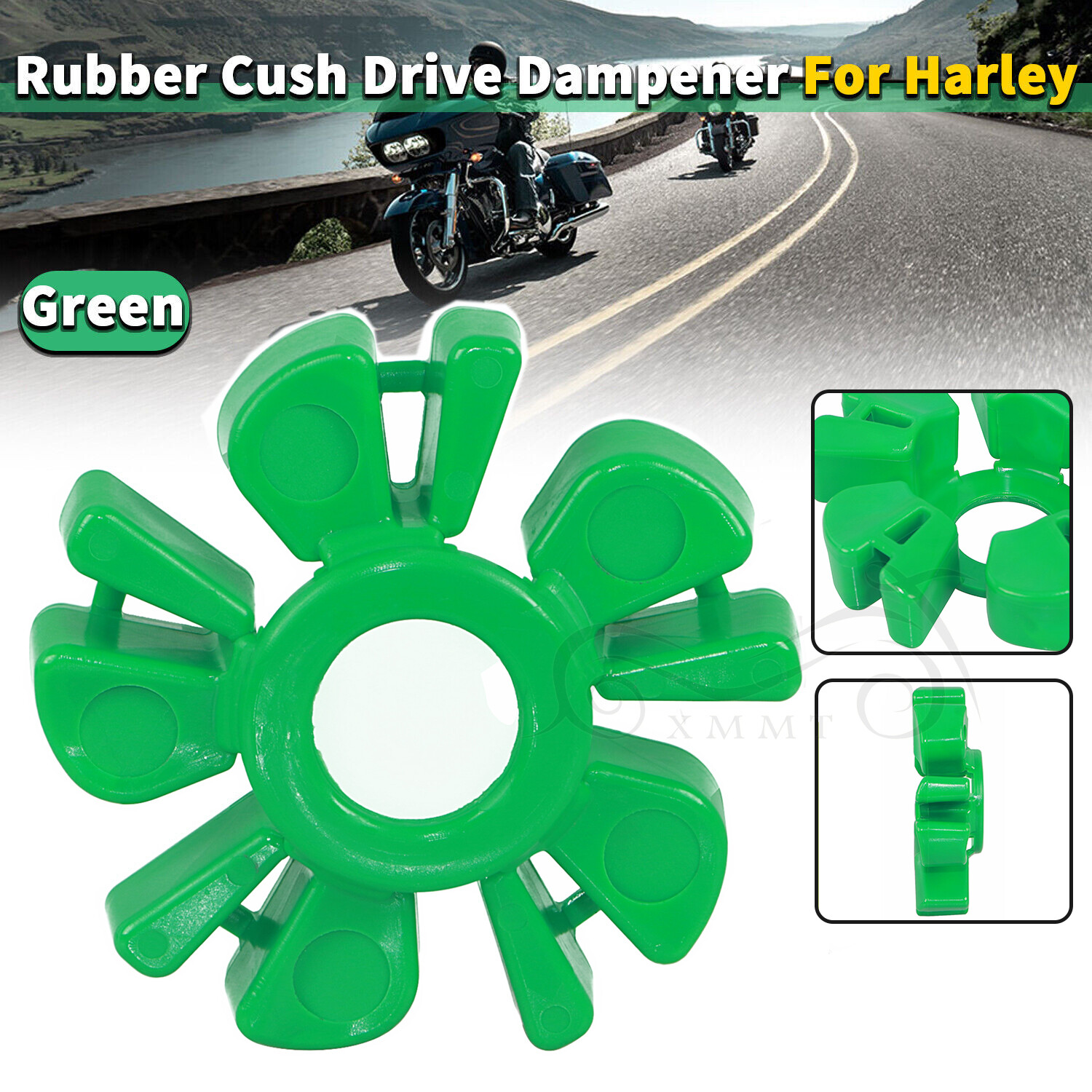 Rubber Cush Drive Rear Wheel Dampener For Harley Road Street Glide FLTRU FLHXS