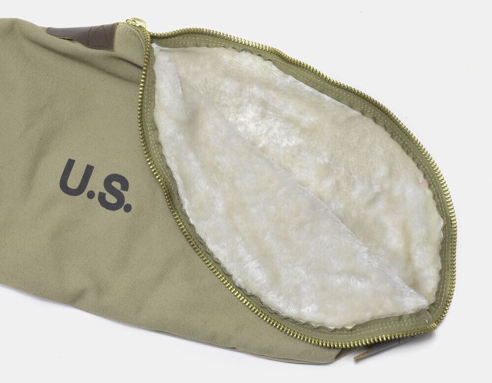 WORLD WAR 2 M1 GARAND FLEECE LINED CANVAS CASE Light OD Marked JT&L 1943