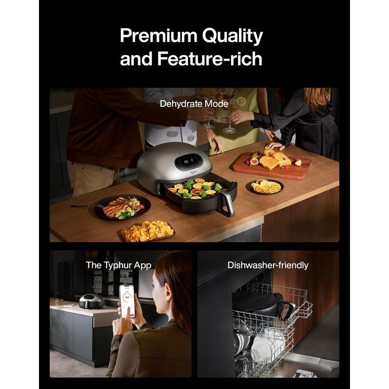 Typhur Dome Air Fryer and Dehydrator Model AF03 - BRAND NEW - Large Capacity