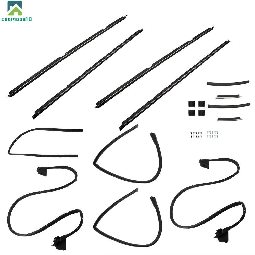 Weatherstripping Seals Kit 17pcs For Chevrolet El Camino&GMC Caballero 1978-1987