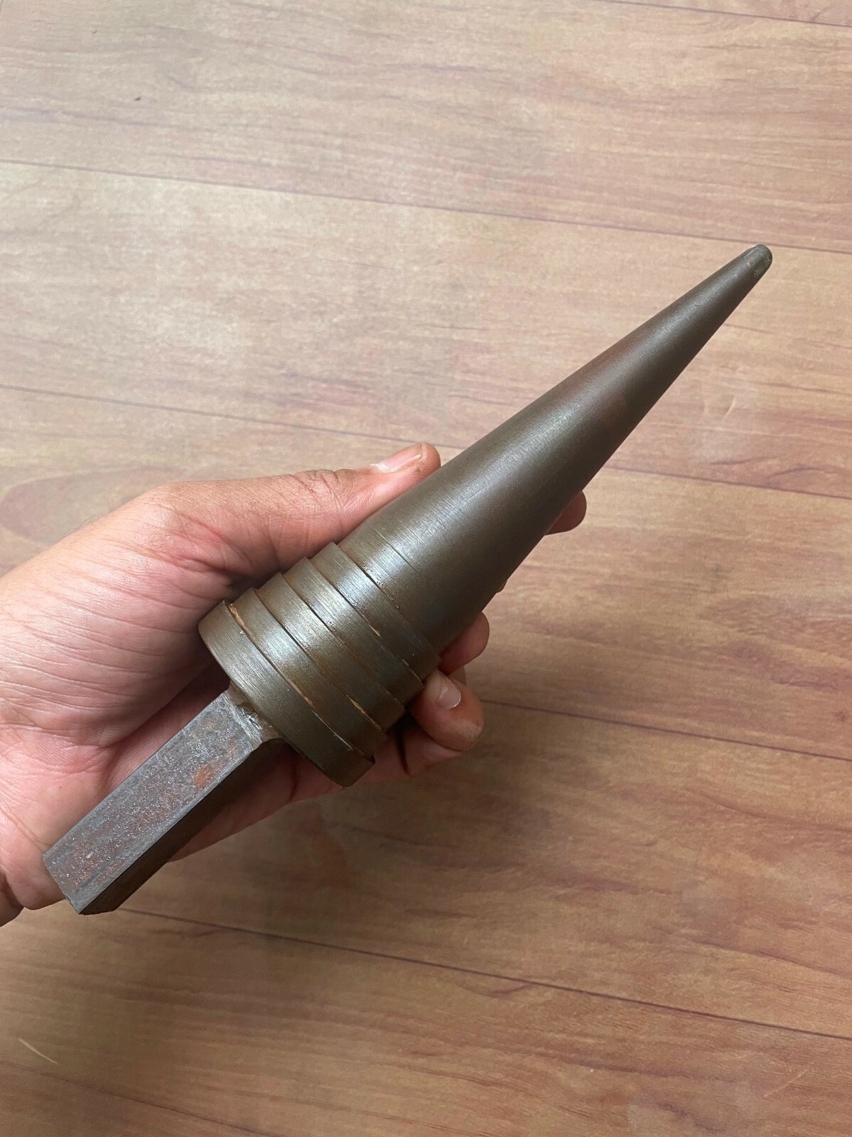 Vintage Silversmith blacksmith hardy Stepped cone Hard steel anvil 32.59 oz