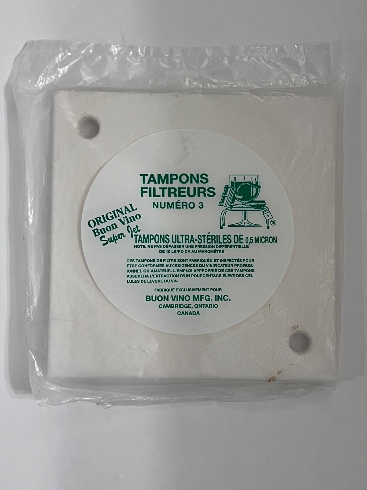 Buon No.3 Vino Super Jet Wine Filter preowned