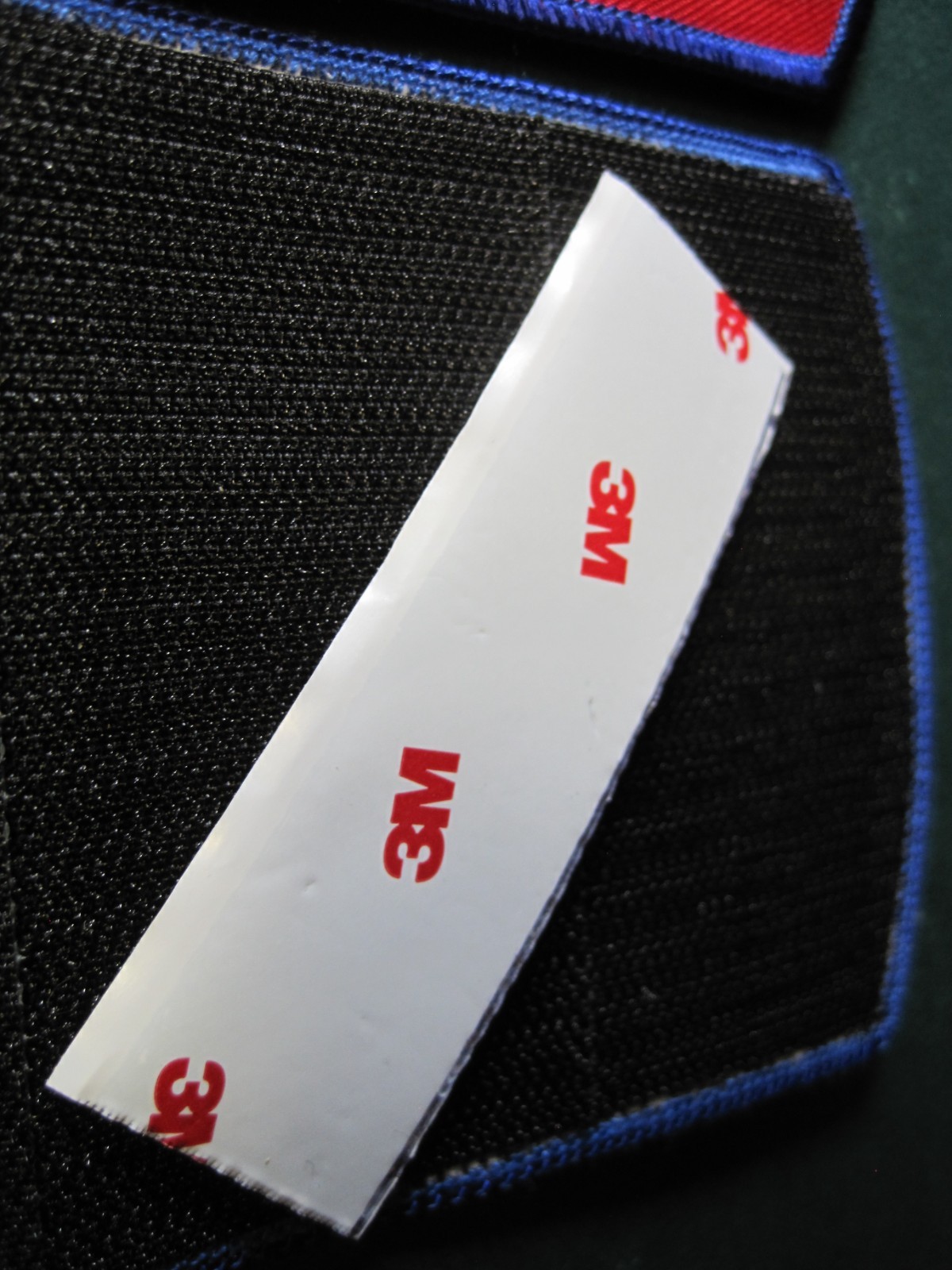 RED BULL PATCH WITH GENUINE 3M ADHEASIVE HOOK BACK SEE PICTURES