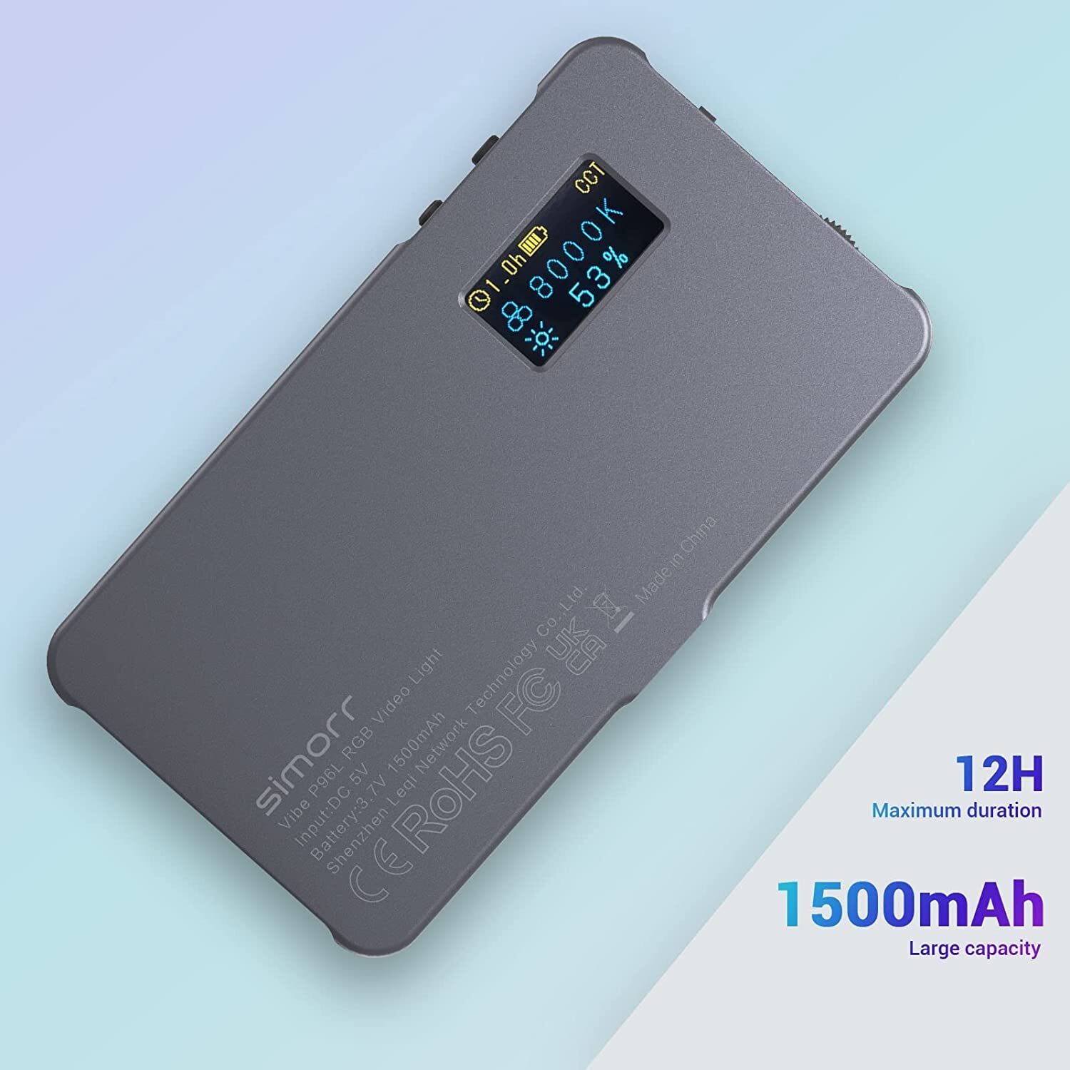 SmallRig Video Light RGB Full Color LED Photography Camera Light for DSLR Camera