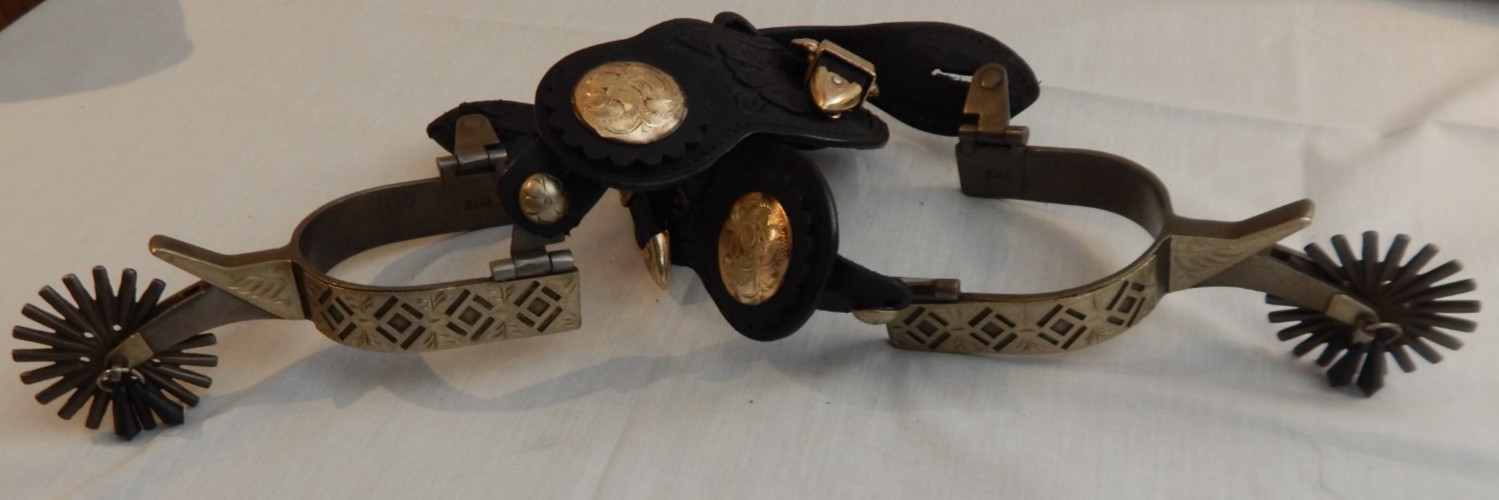 Beautiful AHE Western Cowboy Jingle Spurs - 21