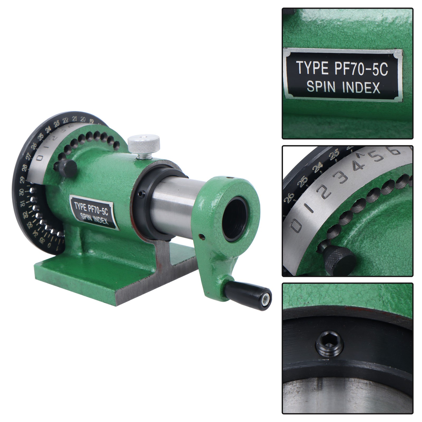 5C Precision Spin Index Fixture Collet .0004” For Milling Grinding New