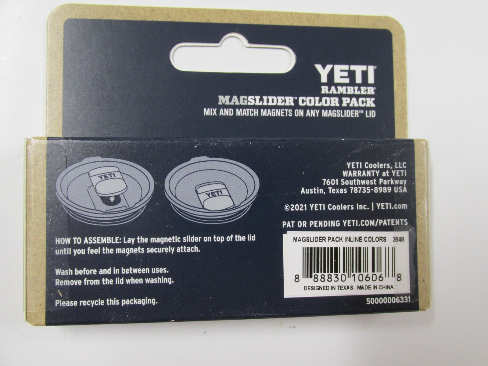 Yeti Rambler Magslider Color Pack - Navy, White and Seafoam