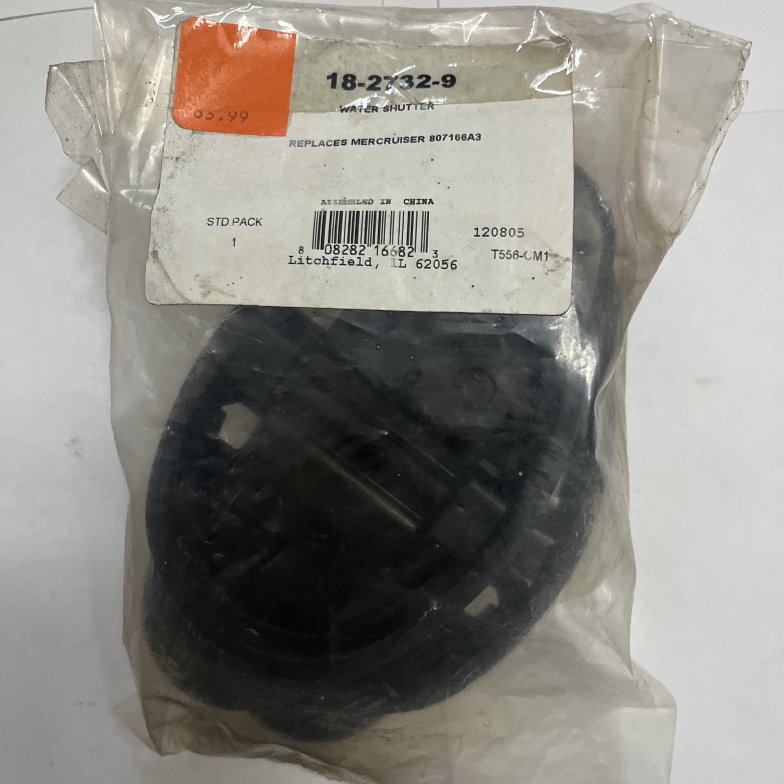 1982-1996 Exhaust Flappers Water Shutters Sierra 18-2732-9 Pair   807166A3 BIN