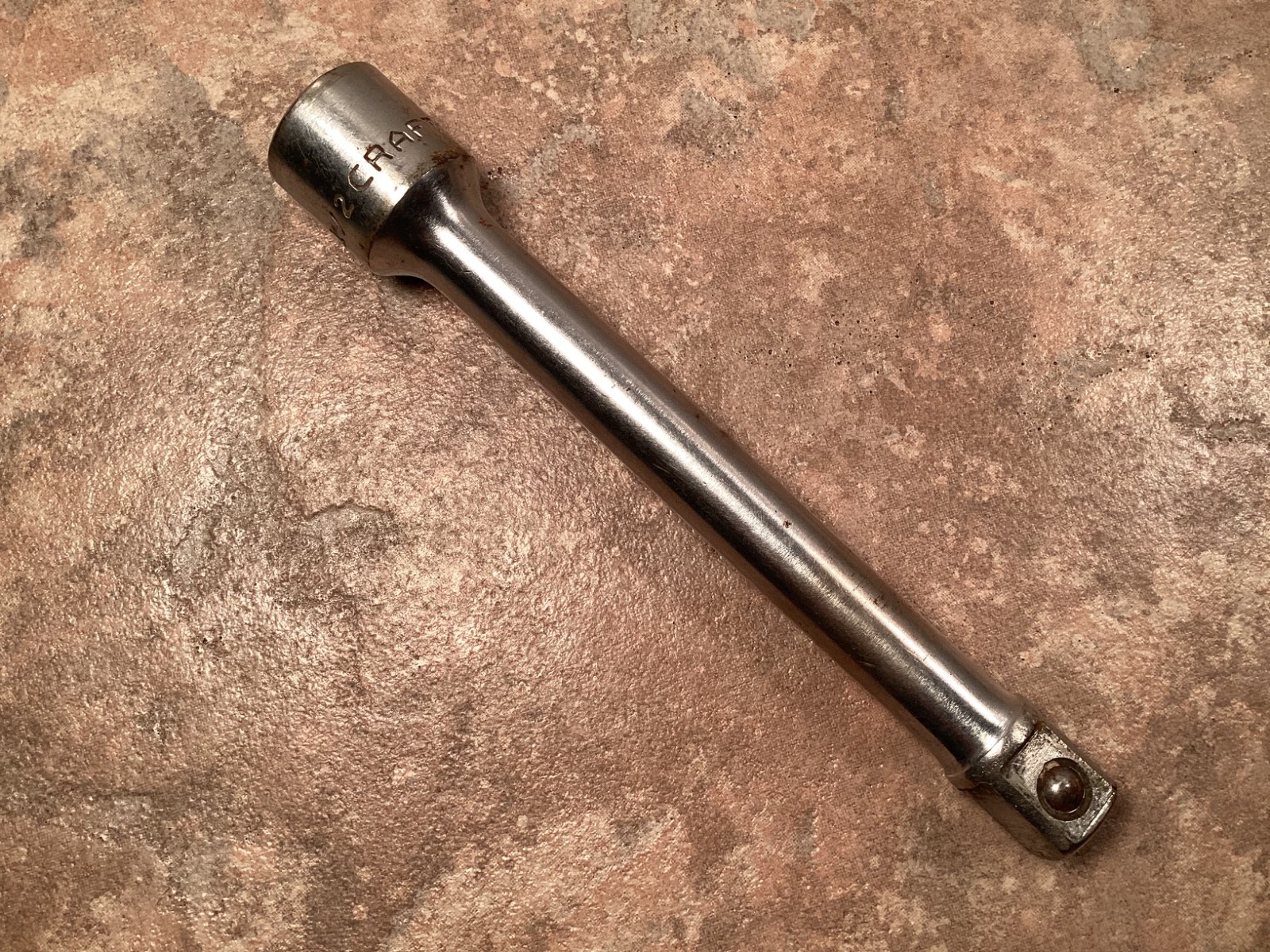 Vintage Craftsman Extension Bar =V= Series 1/2" Drive SAE 6" Forged Chrome USA