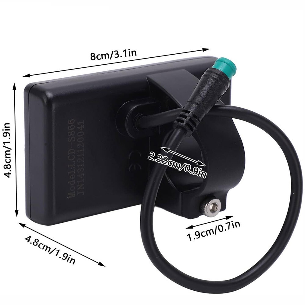 LCD Display For E-bike 5Pin 24V/36V/48V E-Bicycle MTB Part Electric Bike Scooter
