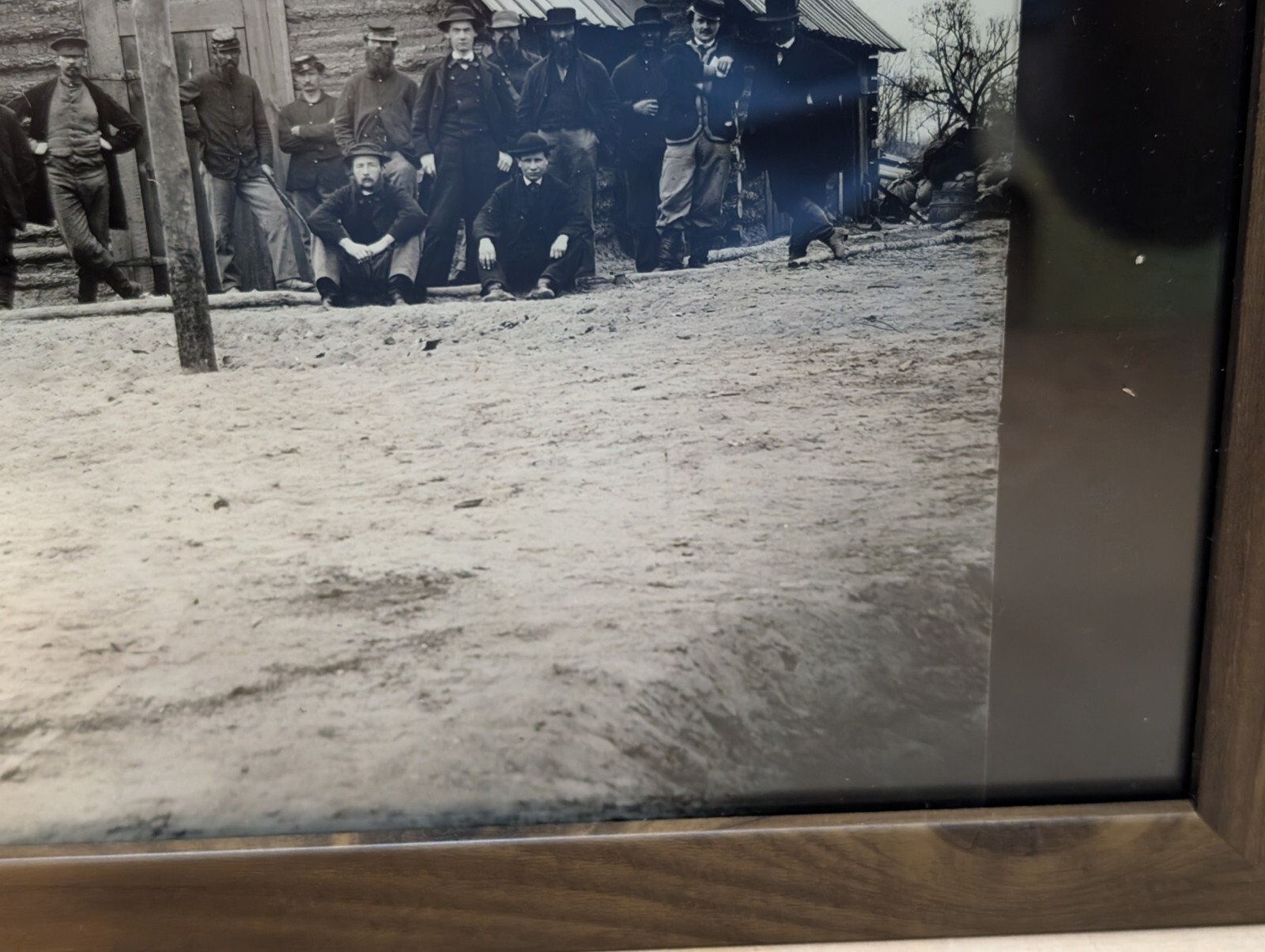 VTG Photo Adams Express For The Army Of The James Civil War Soldiers Framed