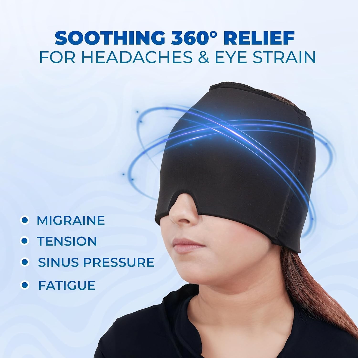Migraine Relief Cap | Head Ice Pack Migraine, Headache Relief Cap, Hangover Cap