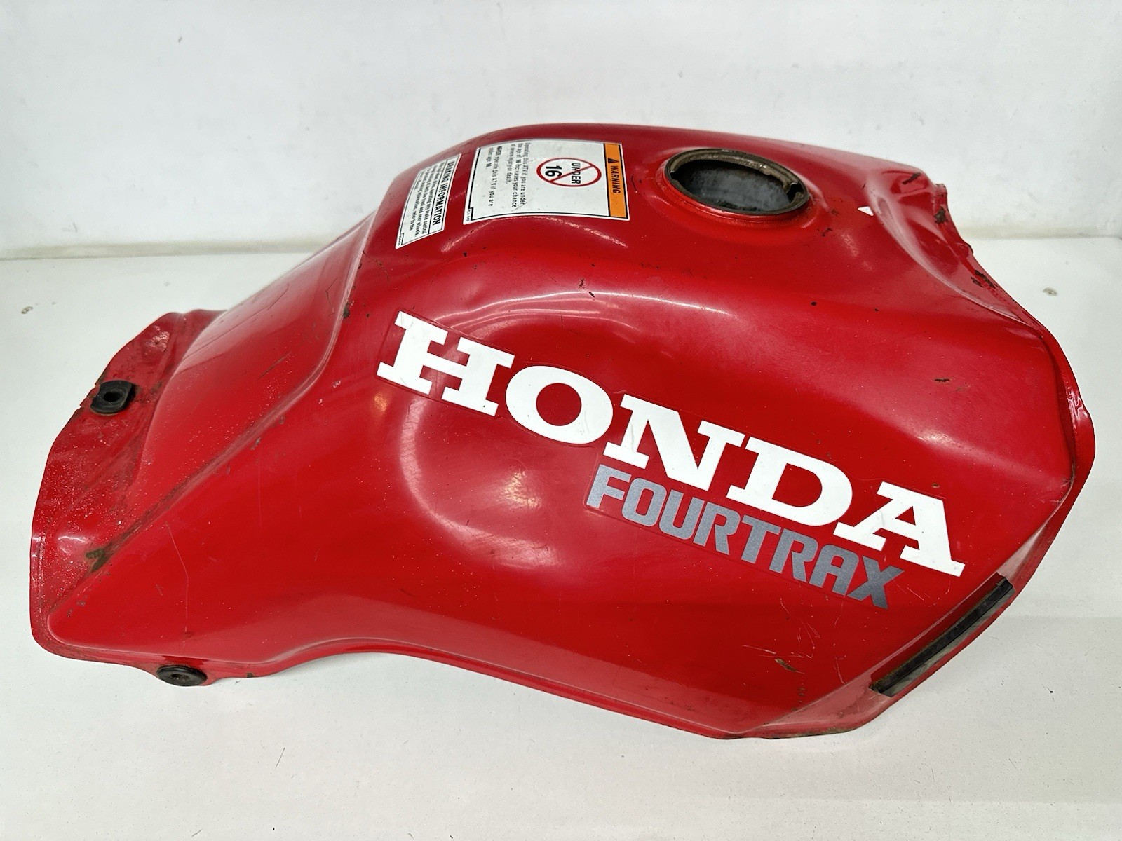 USED OEM 93-00 HONDA TRX300 TRX 300 TRX300FW FOURTRAX RED GAS FUEL TANK