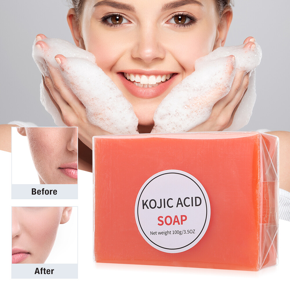 Kojic Acid Soap Dark Skin Whitening Bleaching Lightening Brightening Face & Body